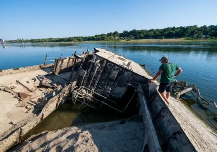 Photos Show Relics Unearthed by Europe’s Dried Rivers